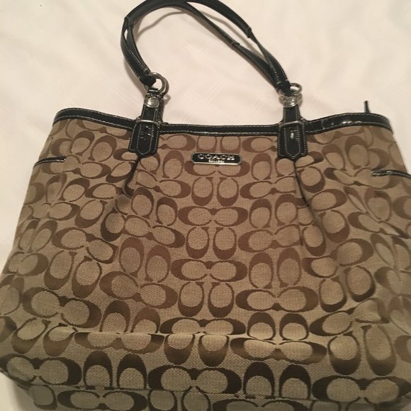 Vintage Brown Coach purse - Picture 1 of 7